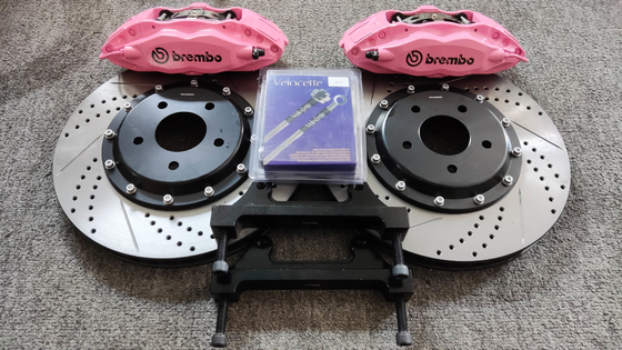 Brembo F50 مجددة الفرجار 4pot سيارة الفرامل الفرجار لميتسوبيشي لانسر