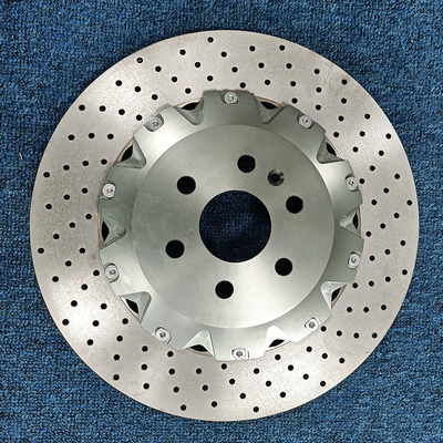 قرص الفرامل الأمامي المثقوب ذو التهوية الأمامية 330x28mm 355x32mm 380x34mm