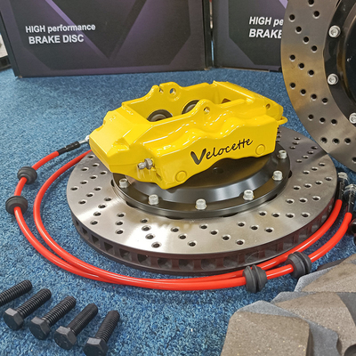 سبيكة ألومنيوم Velocette 18Z 4 Pistons Car Disc Brake Caliper