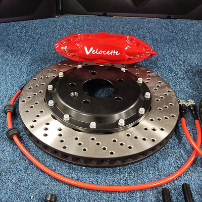 4 Position GT4 Honda Brake Calipers قطعتان مزورة بتقنية CNC للجسم