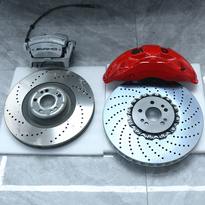 2 مكبس Mercedes Brake Caliper سبائك الألومنيوم الترقية إلى 10 مكبس