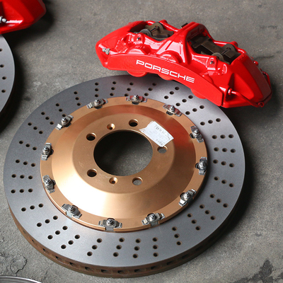 ترقيات الفرجار الأحمر لسيارة بورش إلى GT6 6 POT Red Caliper لتحسين قوة التوقف
