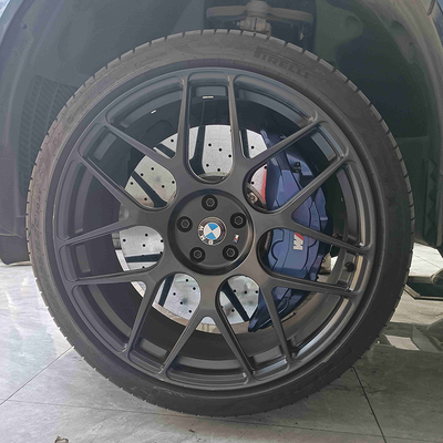 فرجار مكابح من الألومنيوم BMW X5 حجم كبير 10 فرجار مكبس 420 مم أقراص سيراميك كربون
