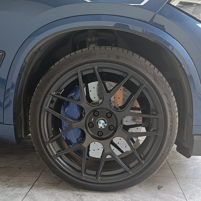 فرجار مكابح من الألومنيوم BMW X5 حجم كبير 10 فرجار مكبس 420 مم أقراص سيراميك كربون
