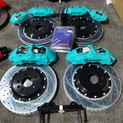 مناسبة لـ Brembo GT6 اللون الأزرق مجموعات مكابح الكربون للسيارات لـ Honda CR-V