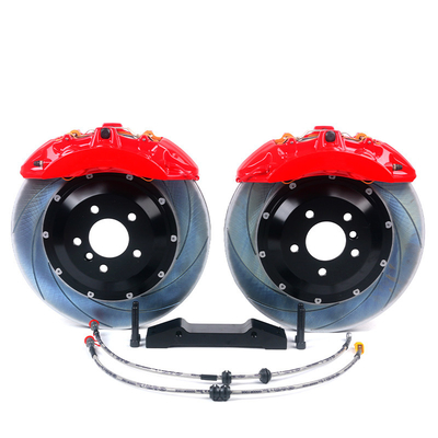إعادة تصميم عبوات الفرامل السباقية 6-Pot V6 Auto Bake Caliper مجموعة الفرامل الكبيرة للعجلات 19 بوصة 355-380mm Dish BMW X1 X2 X3 i3